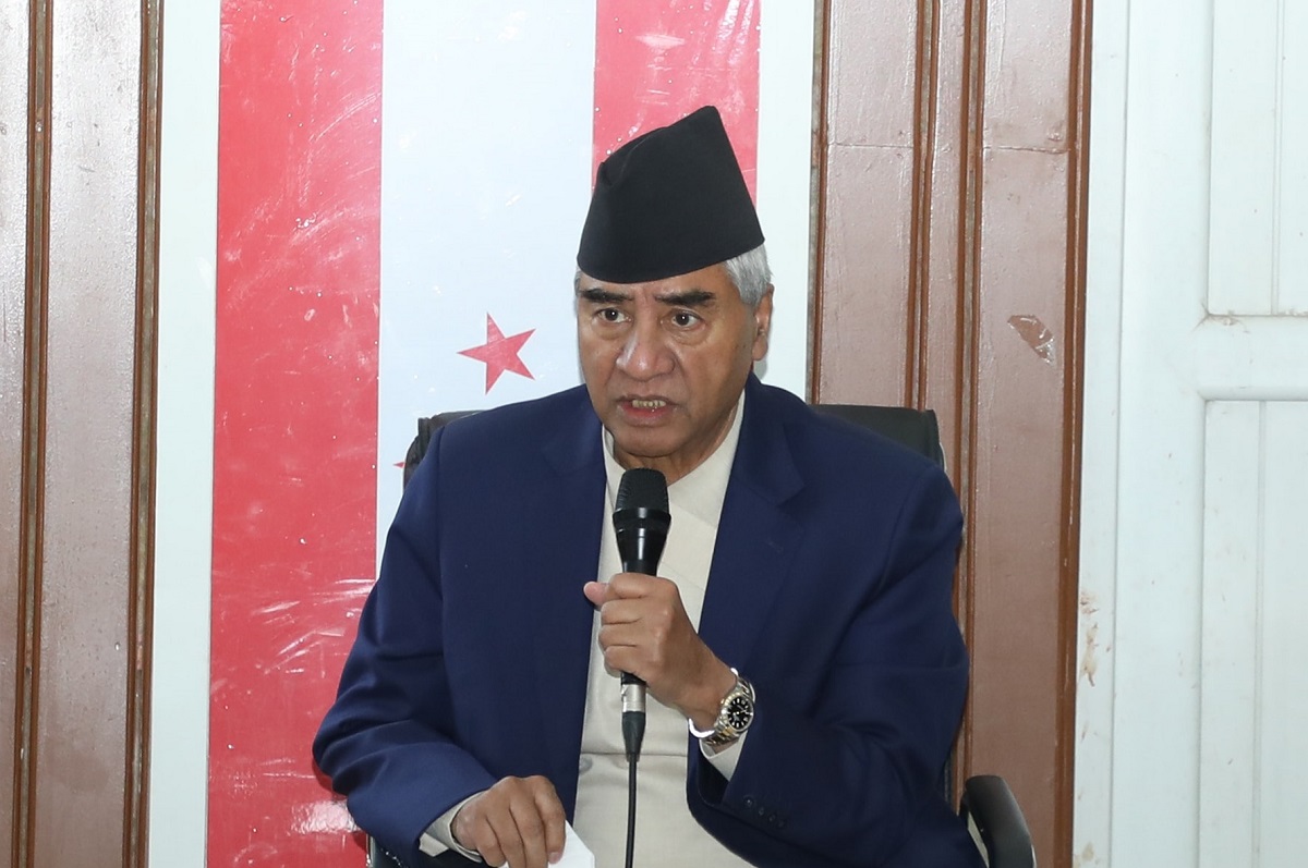 सभापति शेरबहादुर देउवा। फाइल तस्बिर।